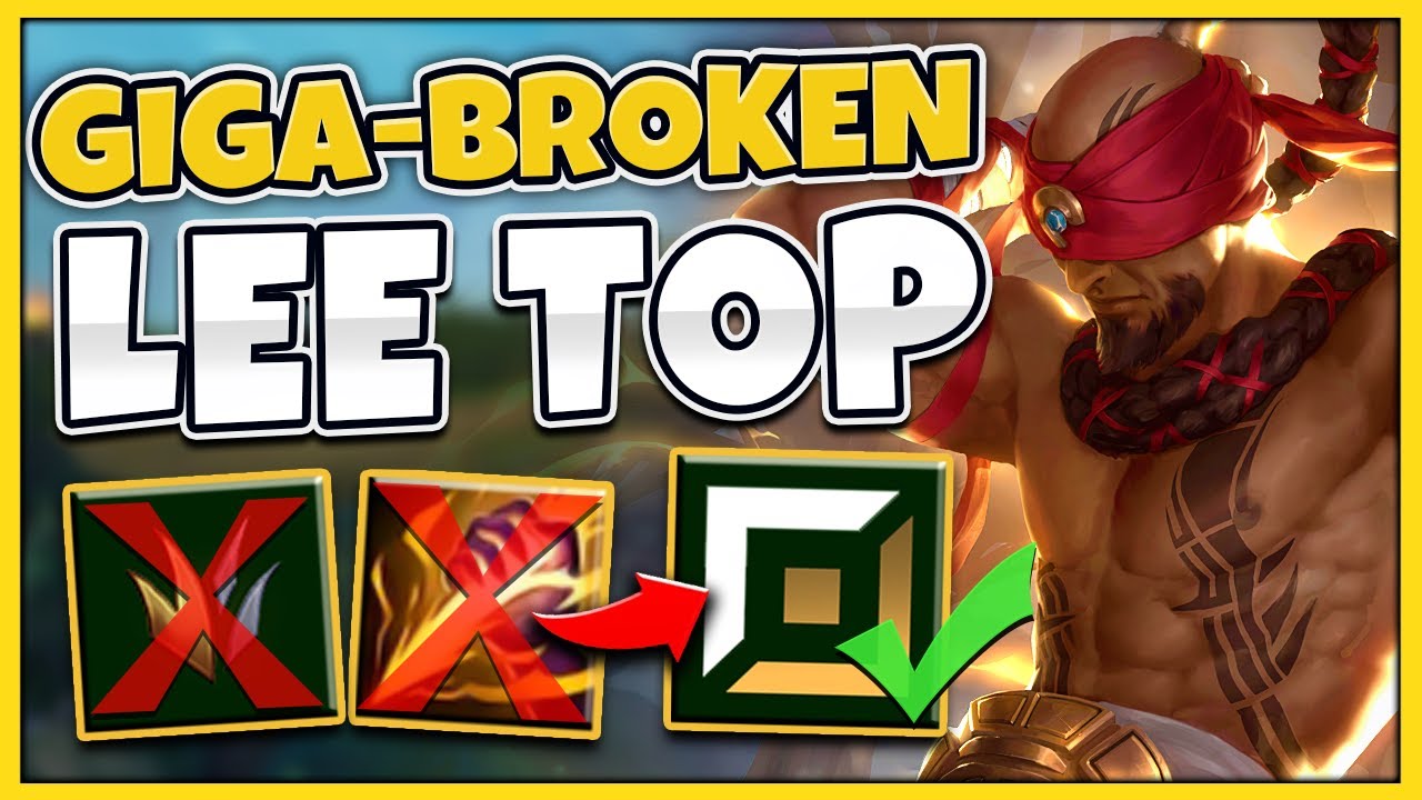 DOPA THINKS LEE SIN TOP IS SECRETLY BROKEN?!? HERES WHY! - League of Legends