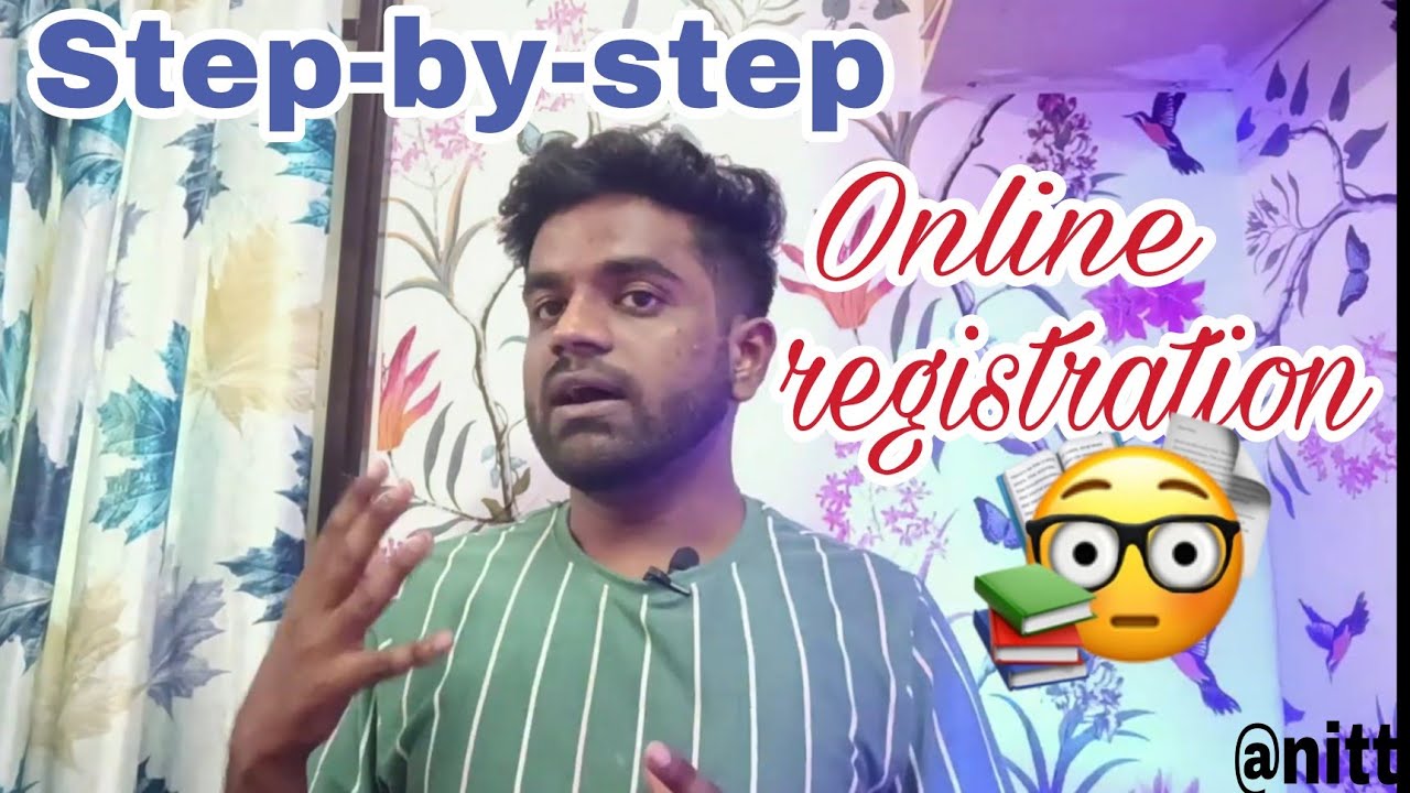 Step-by-step process of online registration in NIT Trichy | online admission nitt | abhilive1