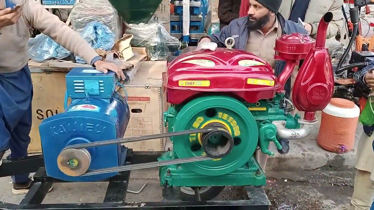 Chief diesel engine 32 hp with denmo 24 KVA heavy load 