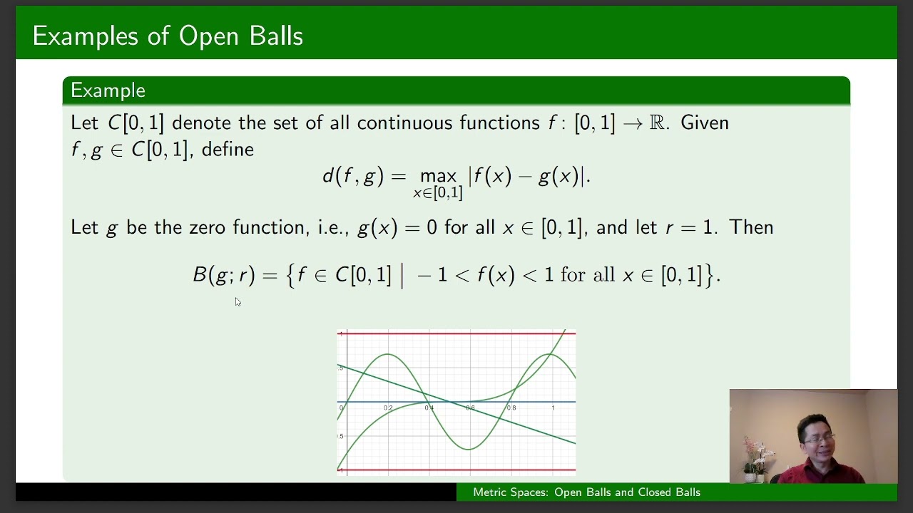 Metric Spaces: Open Balls and Closed Balls
