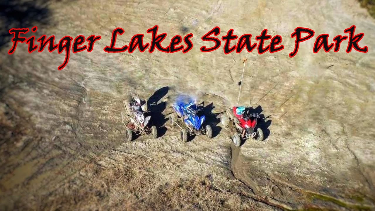 Chasing Raptor 700s at Finger Lakes State Park! | Fall Woods Ride