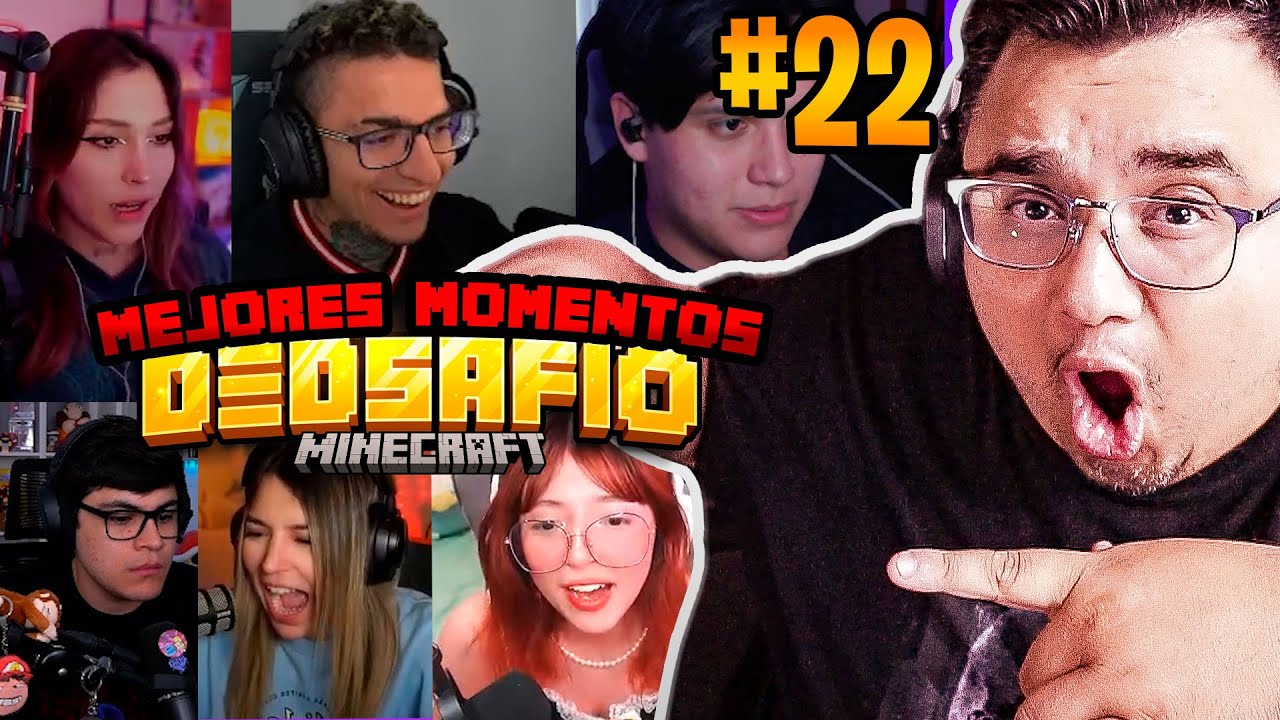 REACCIONANDO A MEJORES MOMENTOS EN DEDSAFIO MINECRAFT 3 DIA 22