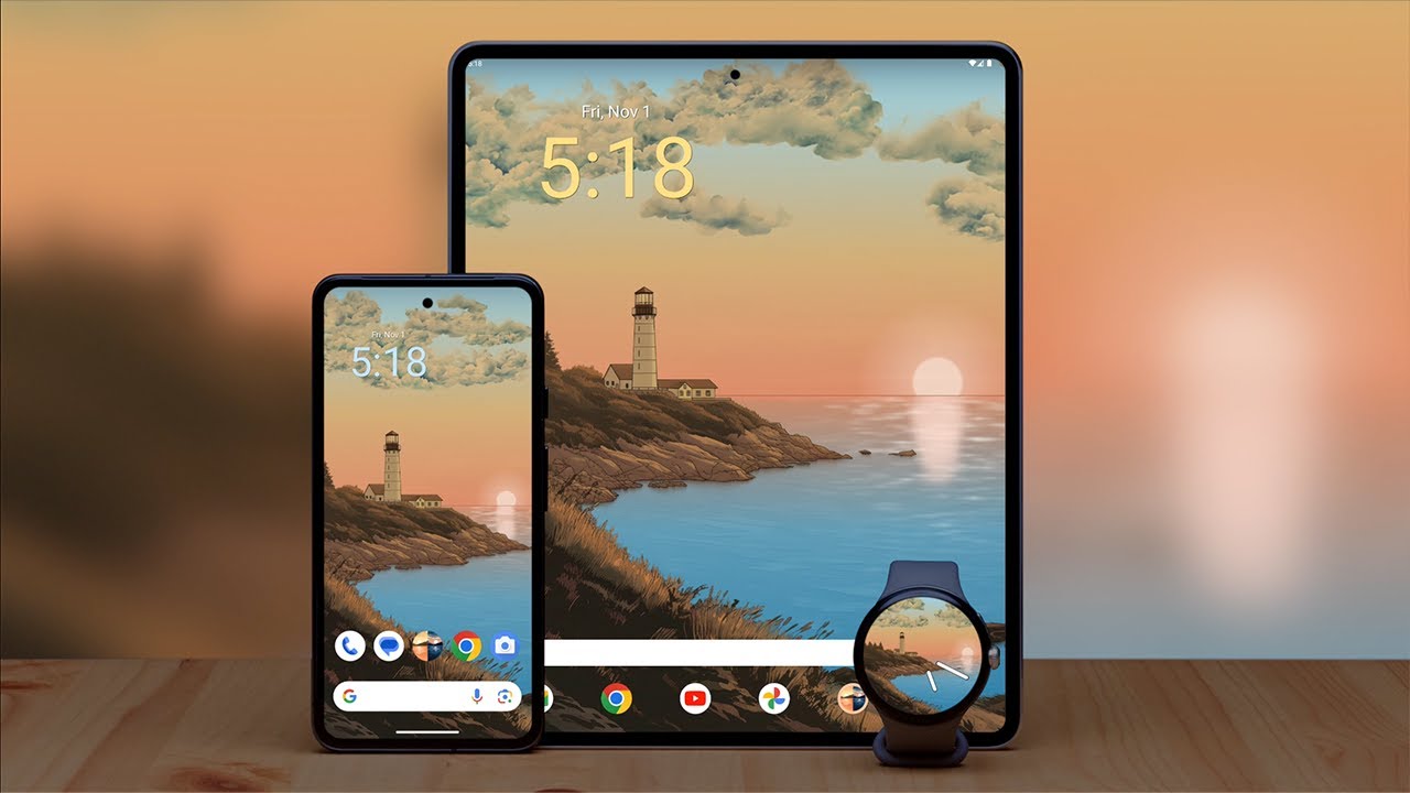 Horizon Live Wallpapers for Android phones, foldables, tablets and wearables