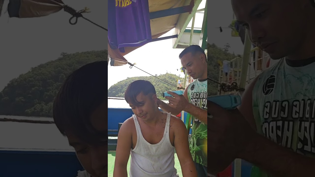 Patupe napud, kwaan ang isig kilid kay ni taas napud.#haircuttime