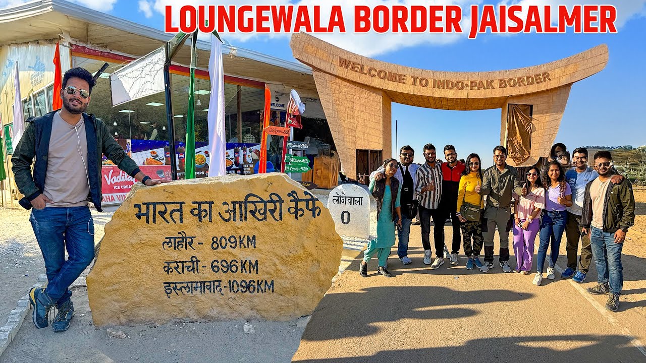 Last cafe of India || Tanot mata temple || Loungewala border Jaisalmer detailed Experience