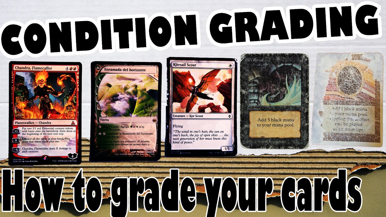 MTG - Guide to NEVER do a bad trade again!! Card condition grading!