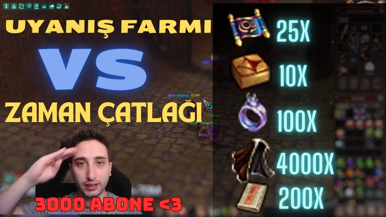 UYANIŞ FARMI MI? ZAMAN ÇATLIĞI FARMI MI? KİM KAZANCAK! ALTIN KAHİN BİTTİ YENİ EVENT BELLİ! #metin2