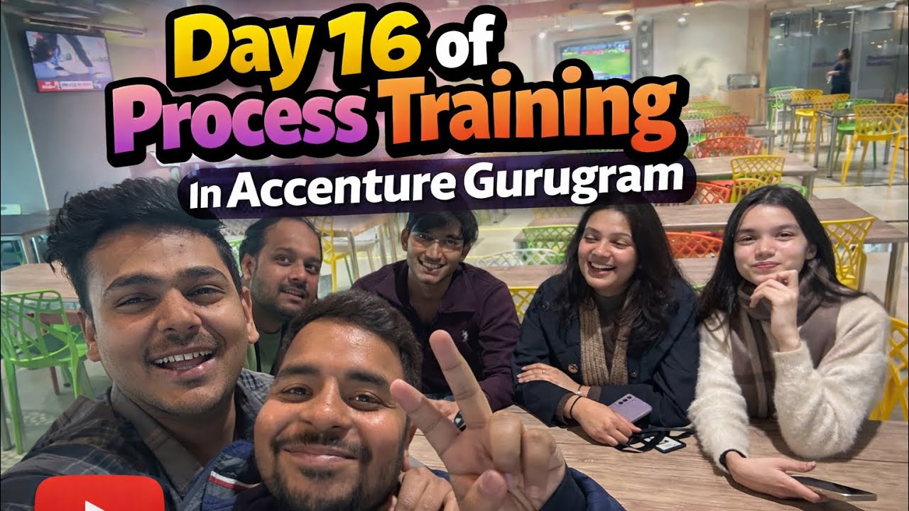A day in a office as a inbound sales representative | Accenture Gurugram 