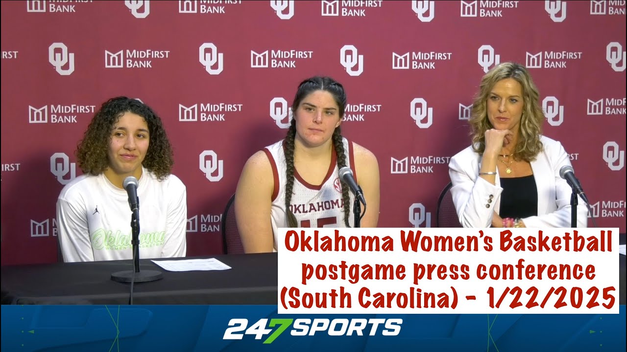 Oklahoma Women's Basketball postgame press conference (OU 94 South Carolina 82) - 1/22/2025