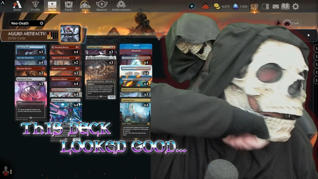 MTGA TMNT Prerelease Deck – Aggro Artifacts by Mythic Mike | Unedited Games (2-5 Record)