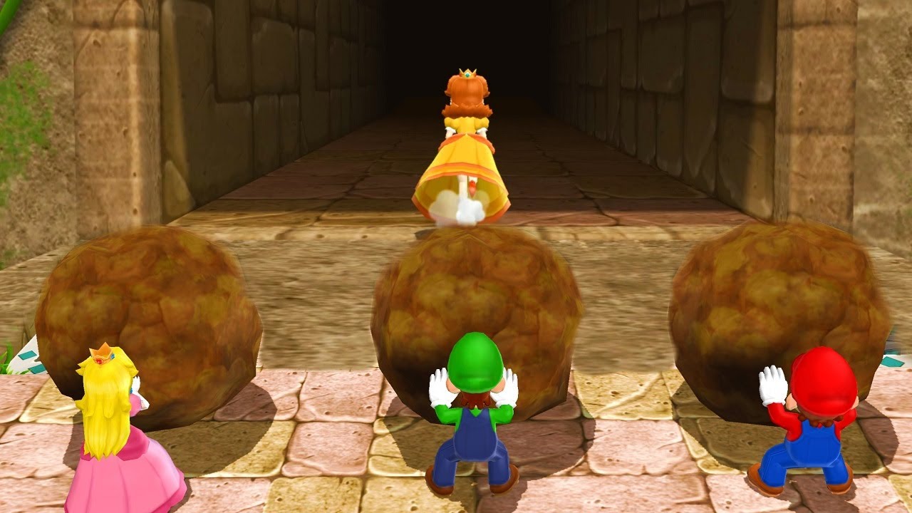 Mario Party 9 - 1 vs 3 Daisy vs  Mario, Luigi, Wario(Master COM)| EzMario