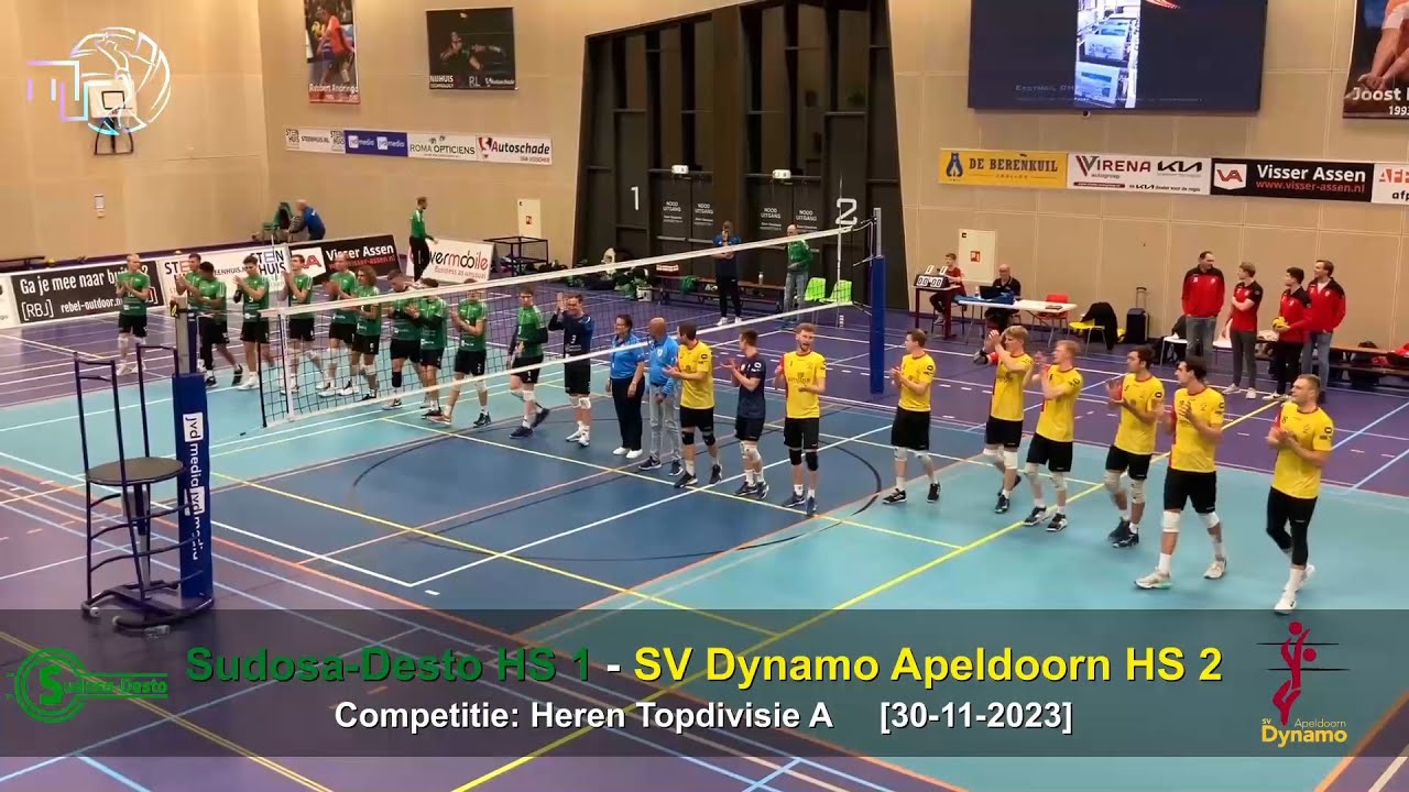 Volleybal Heren Topdivisie A: Sudosa-Desto H1 - SV Dynamo Apeldoorn H2 [30-11-2023]