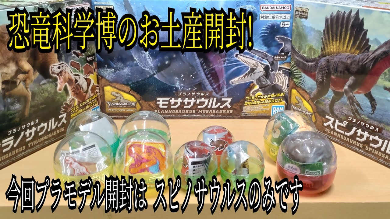 【恐竜科学博】で買ったスピノサウルスを組み立ててみた