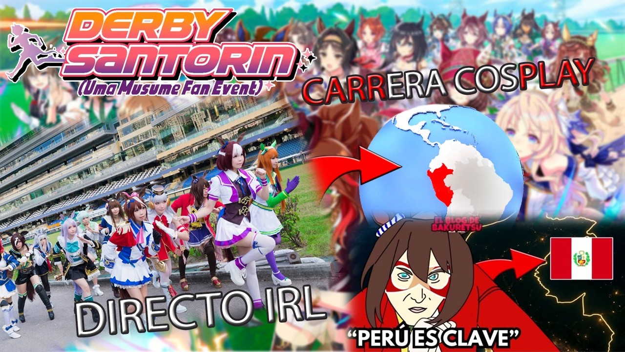 Evento Derby Santorin Carrera de Cosplay de Uma Musume Pretty Derby