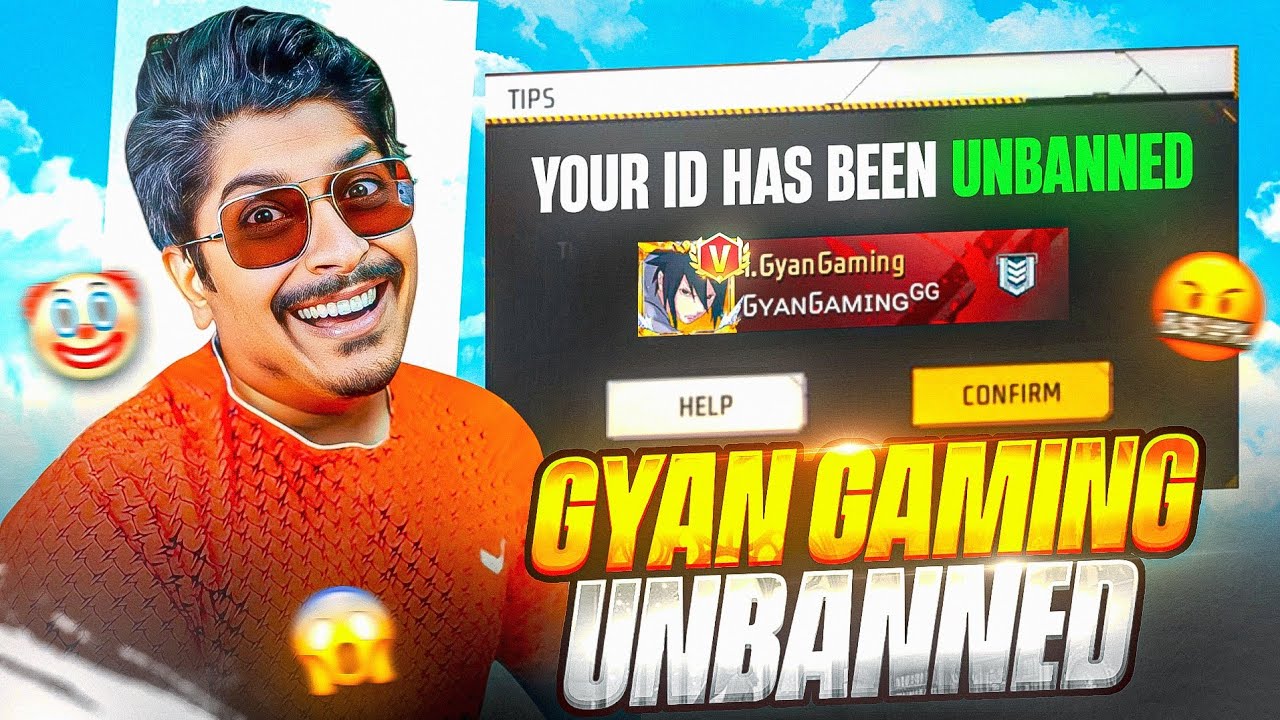 Why Gyan Gaming Id UNBANNED !!😱✅ @GyanGaming