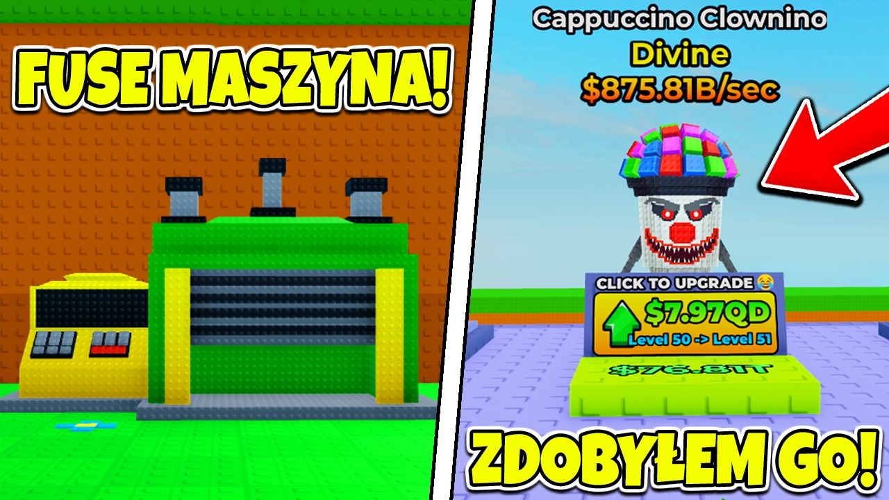 ODBLOKOWAŁEM OSTATNIĄ MAPĘ I ZDOBYŁEM DIVINE BRAINROTA W GROW BEANSTALK FOR BRAINROTS! Roblox