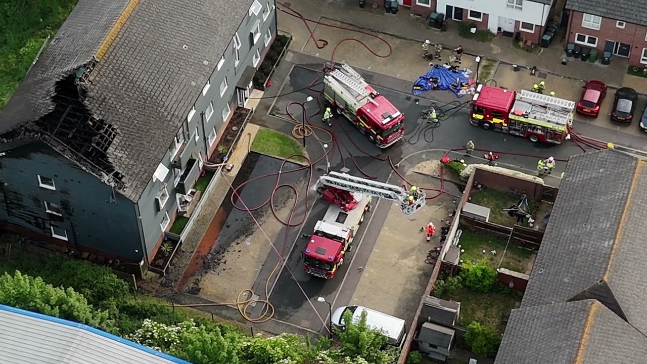 Major Emergency Response to Flat Fire in Gravesend | 21 May 2025 Incident Footage