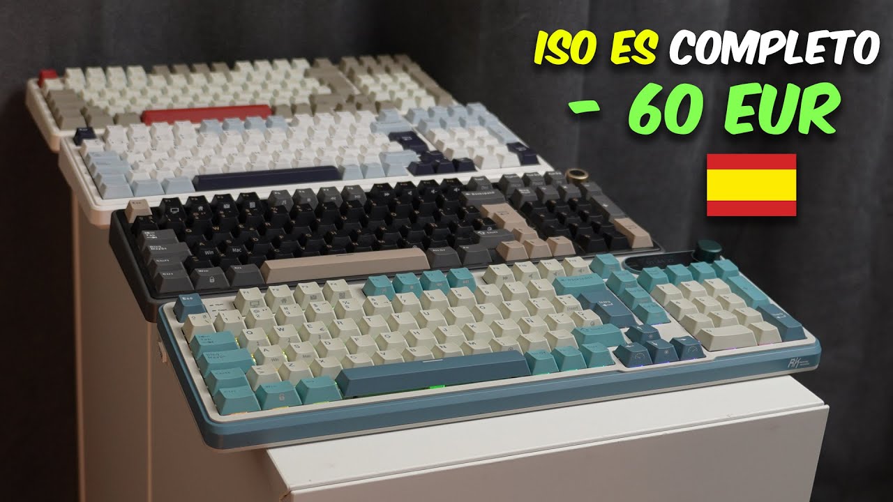 TOP Teclados ISO ESPAÑOL COMPLETOS por menos de 60 EUROS