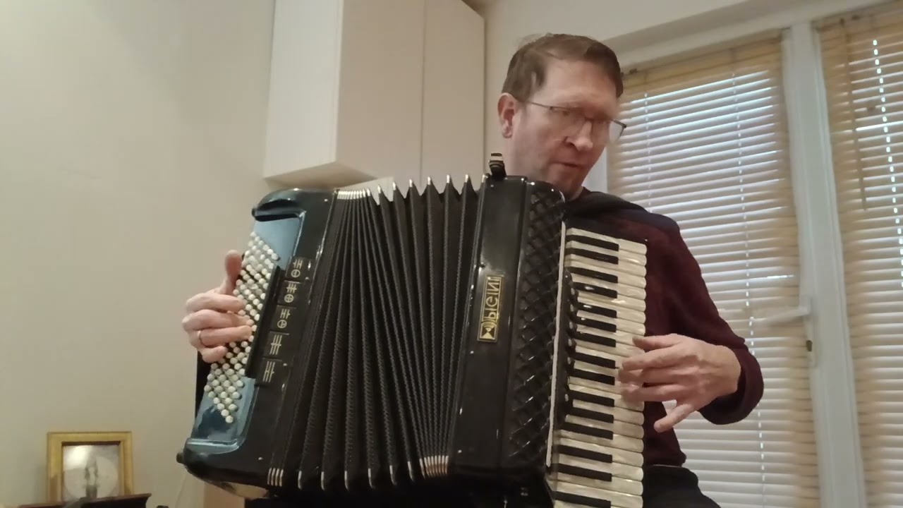 Pa Gang from the Folk All In Band from Sweden, played on Piano Accordion