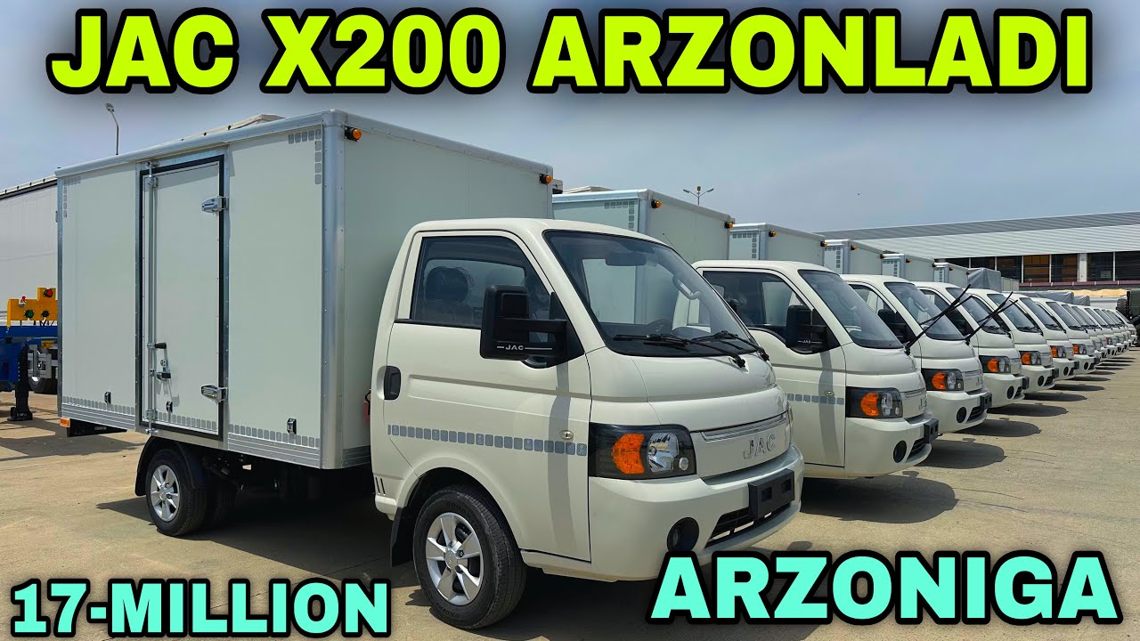 Jac X200 17-Million Arzonladi Pultopar Yuk Moshina Арзон Жас Х200 Юк Мошинаси Жас М3 Жас М4 Сергели