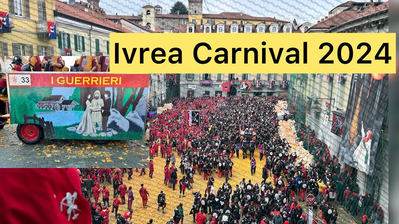 The INSANE Carnival Where They Throw Oranges #ivrea