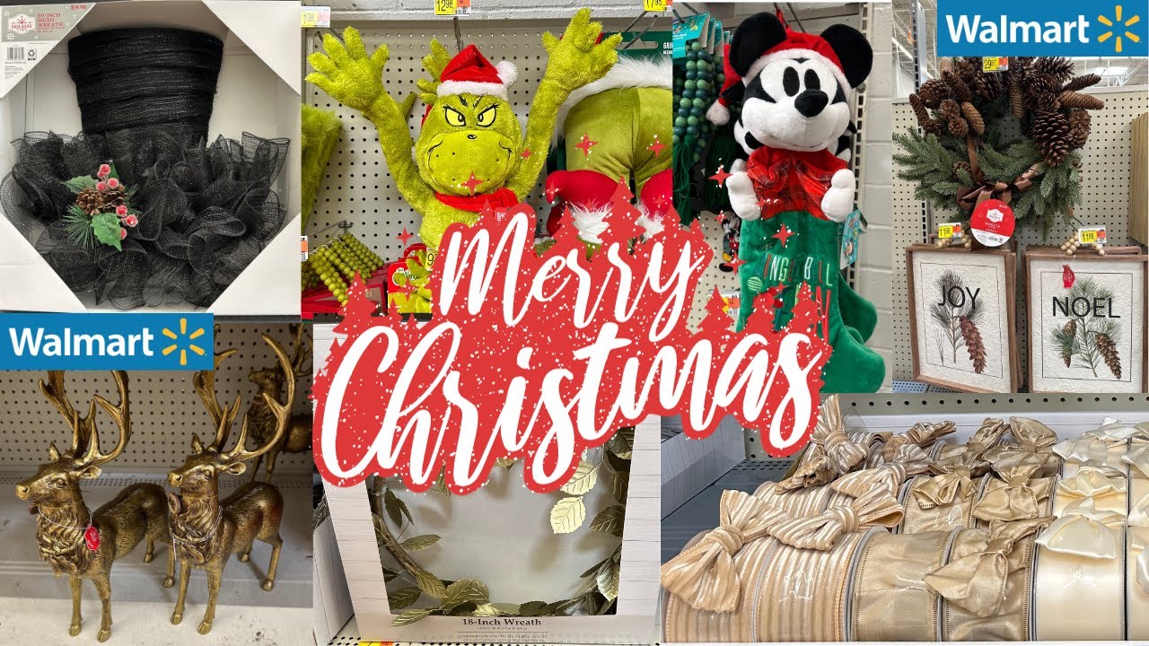 🤶WALMART CHRISTMAS DECOR 2023 YOU WANT TO SEE THIS!