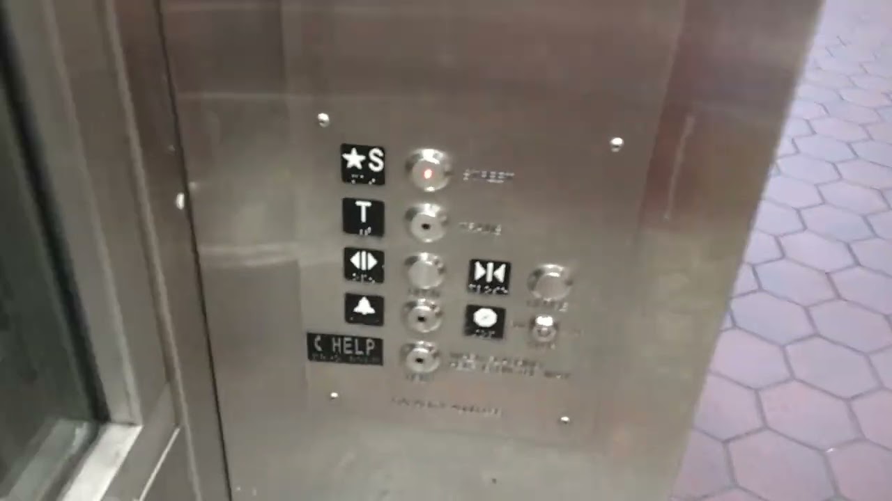 FAST! Admiral Elevator Traction Street Elevator at Rosslyn WMATA Station in Arlington VA