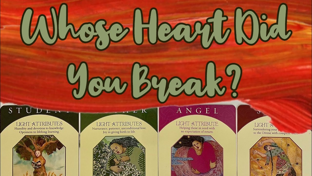 PICK A CARD 🫢 Whose Heart Did You Break? 💔 | Half Magic Tarot