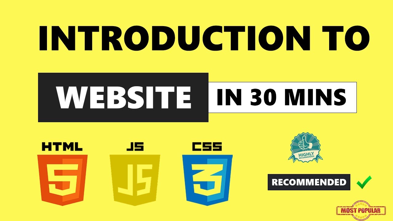 Introduction to Web Development: Learn the Basics of HTML, CSS, and JavaScript