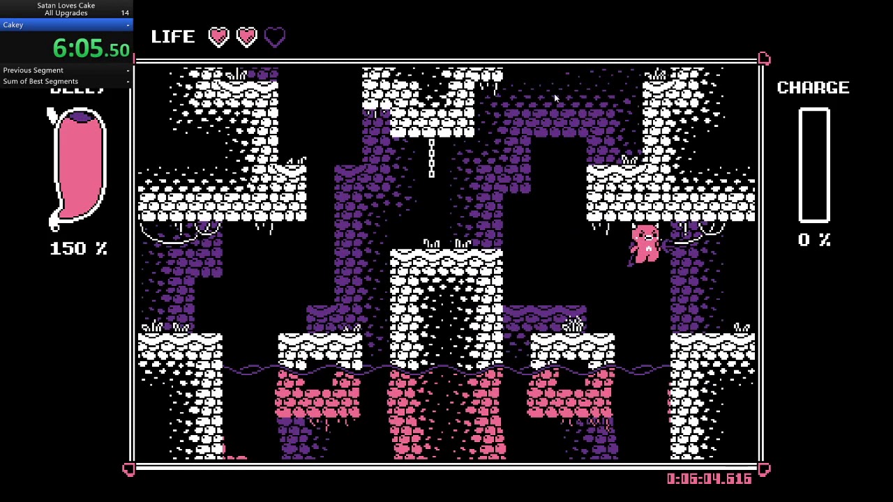 Satan Loves Cake All Upgrades 12:48.11 RTA 12:46.483 IGA