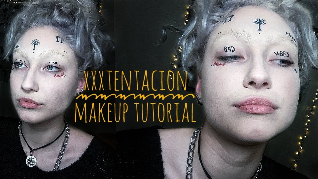 XXXTentacion inspired makeup tutorial