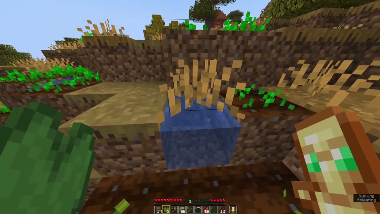 I got hunted in minecraft and lost without the hunter touching me