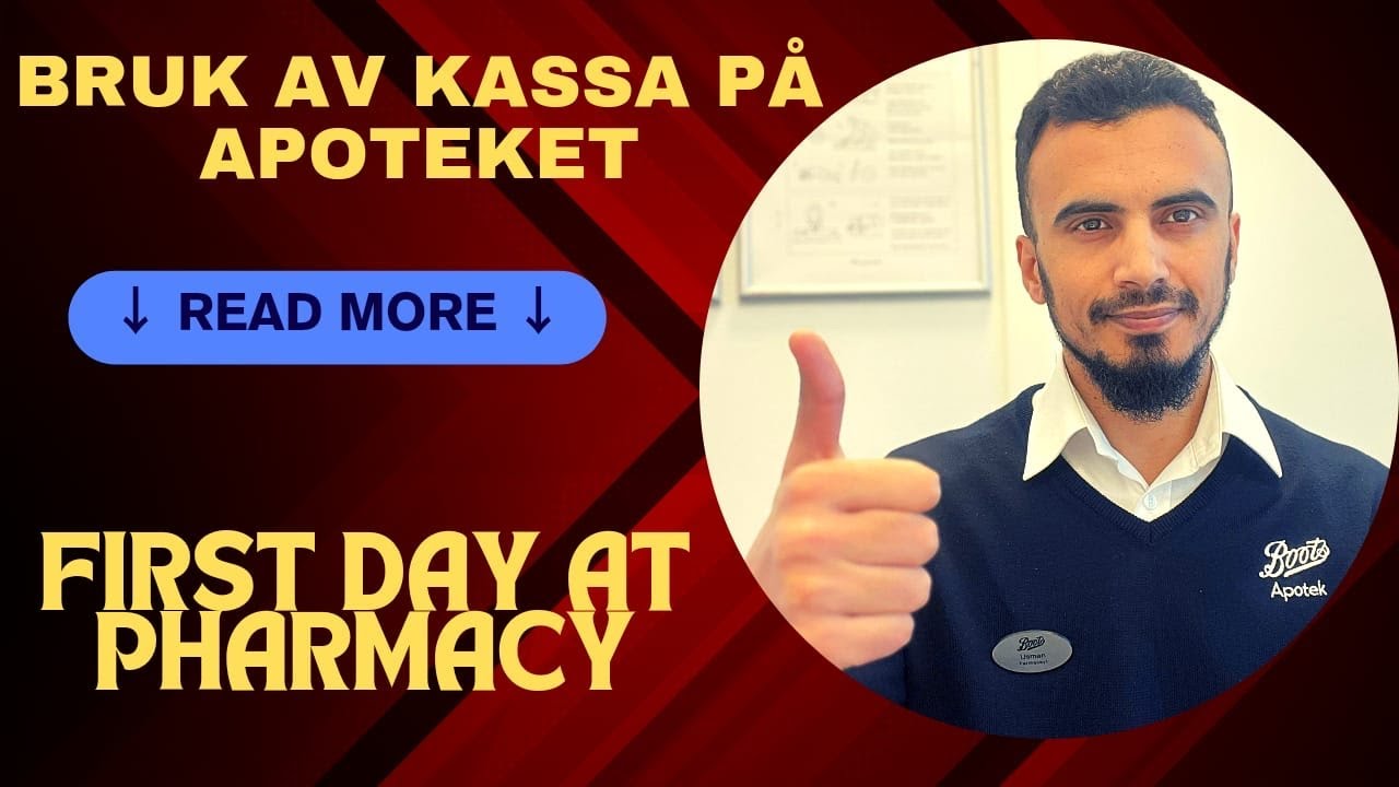 First day at Pharmacy In Norway 🇳🇴 🤩. Online Praksis. What do you do when you’re new at pharmacy.