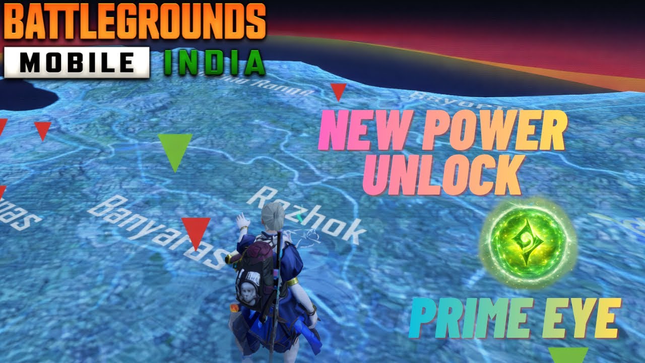 BGMI NEW POWER UNLOCK PRIME EYE | RUSH GAMEPLAY 🔥