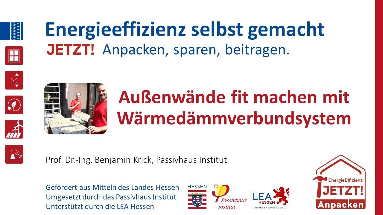 DIY-Außenwände fit machen mit Wärmedämmverbundsystem