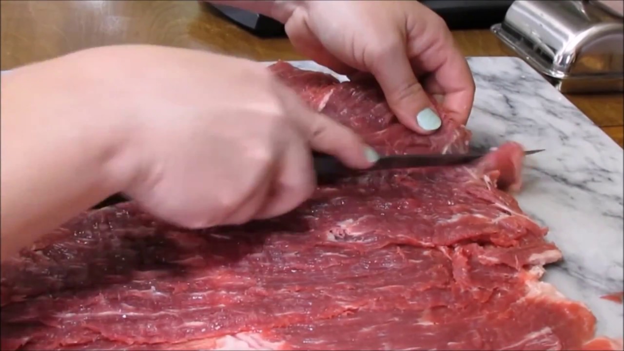 Tutorial ✿ How to Butterfly a Flank Steak