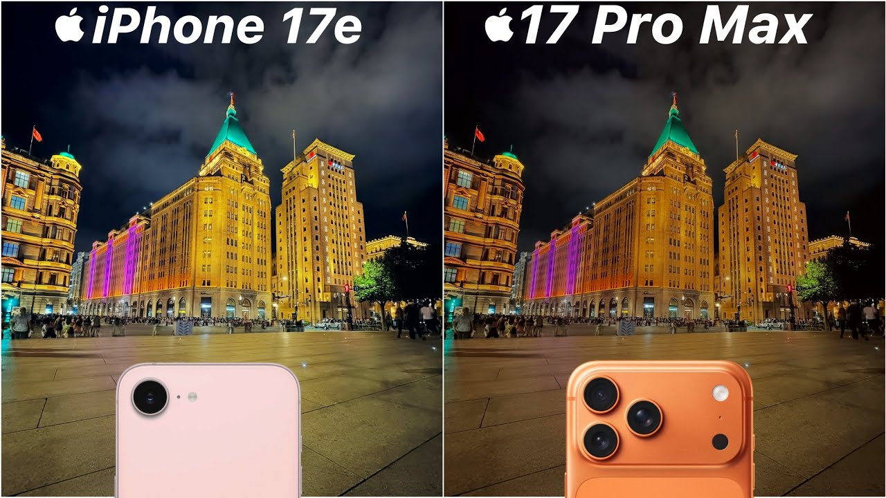 Сравнение камер iPhone 17e и iPhone 17 Pro Max: тест-драйв