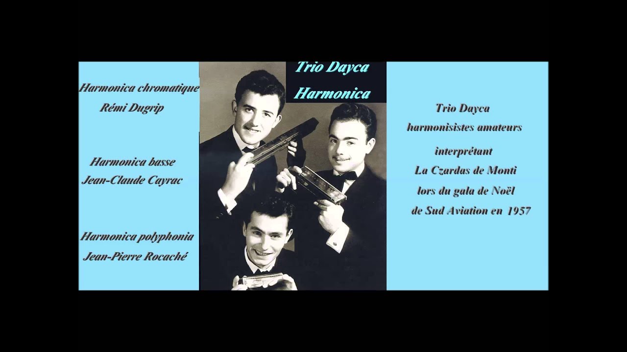 Harmonica Le trio DAYCA La Czardas de Monti