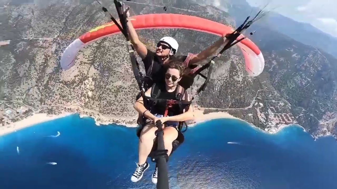 Fethiye Babadağ'da Yamaç Paraşütü (paragliding)
