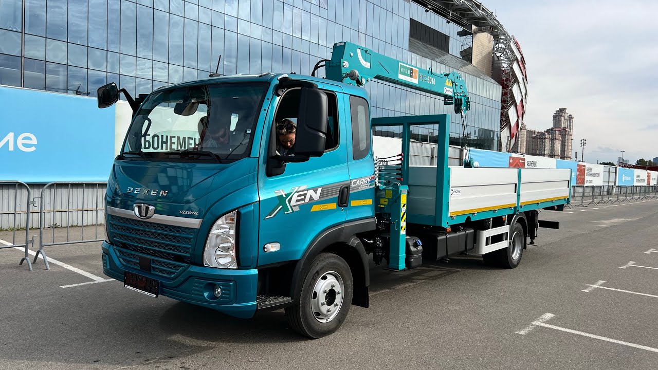Обзор на новый малотоннажный грузовик Daewoo Dexen 4x2 до 12т из Южной Кореи на АКПП ZF и Cummins !