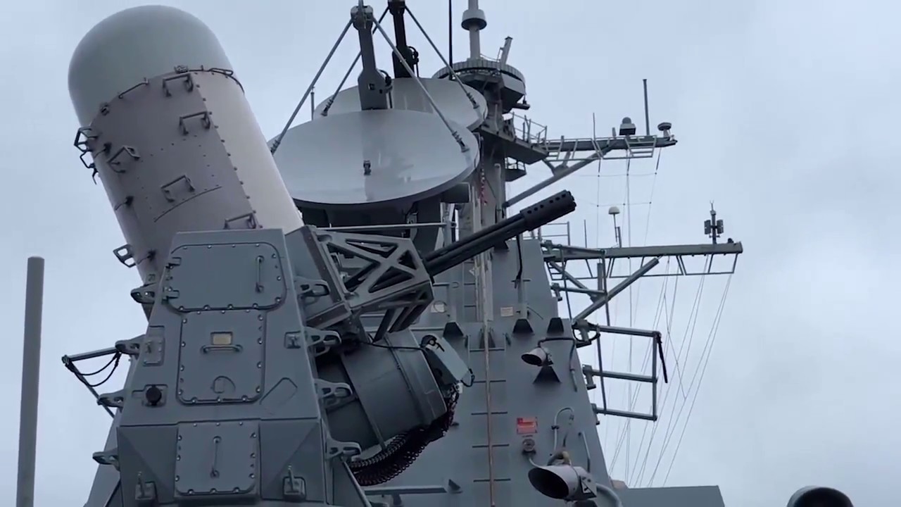 USS Dewey (DDG 105) Tests Phalanx CIWS