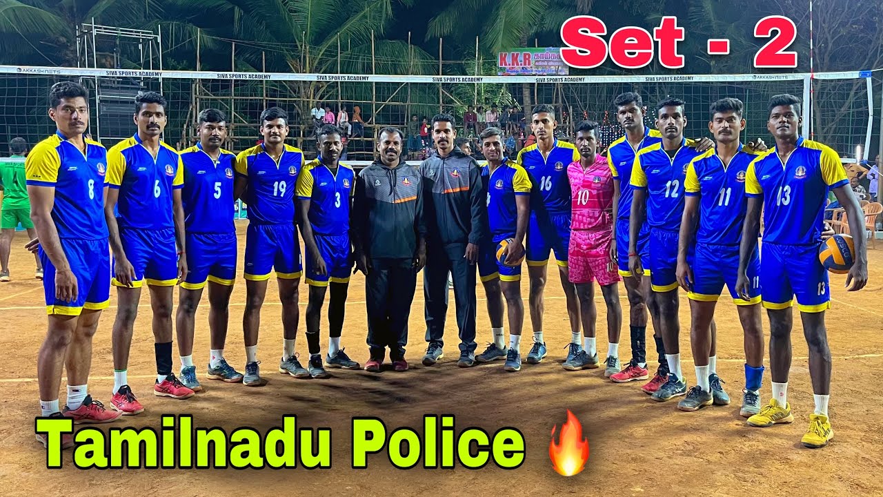 Fire Match 🔥 Tamilnadu Police Vs DG Vaishnav | Set - 2 | 3rd Position | State Level Championship