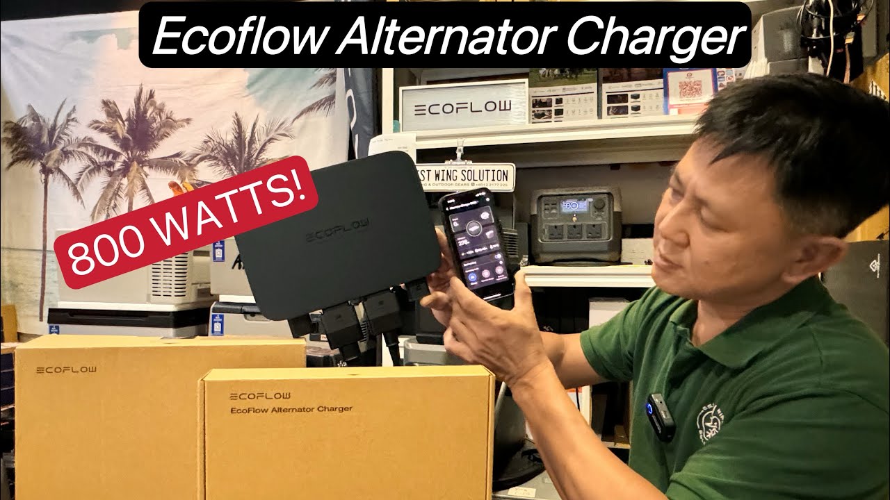 Ecoflow Alternator Charger I 800W I Malay Language Versi