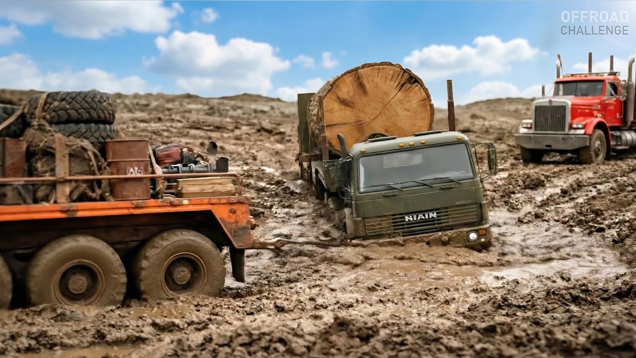 3 Days of Realistic Mini Construction: Giant Logs Moving Deep Through the Forest!