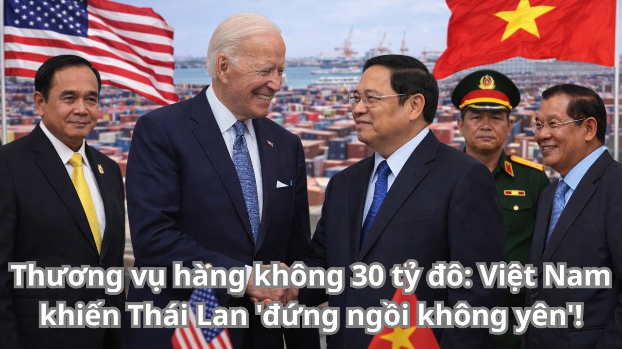 Thương vụ hàng không 30 tỷ đô Việt Nam khiến Thái Lan 'đứng ngồi không yên'!