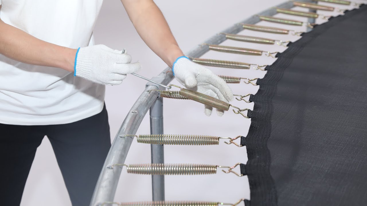 FIZITI trampoline assembly-How to assemble 16ft trampoline