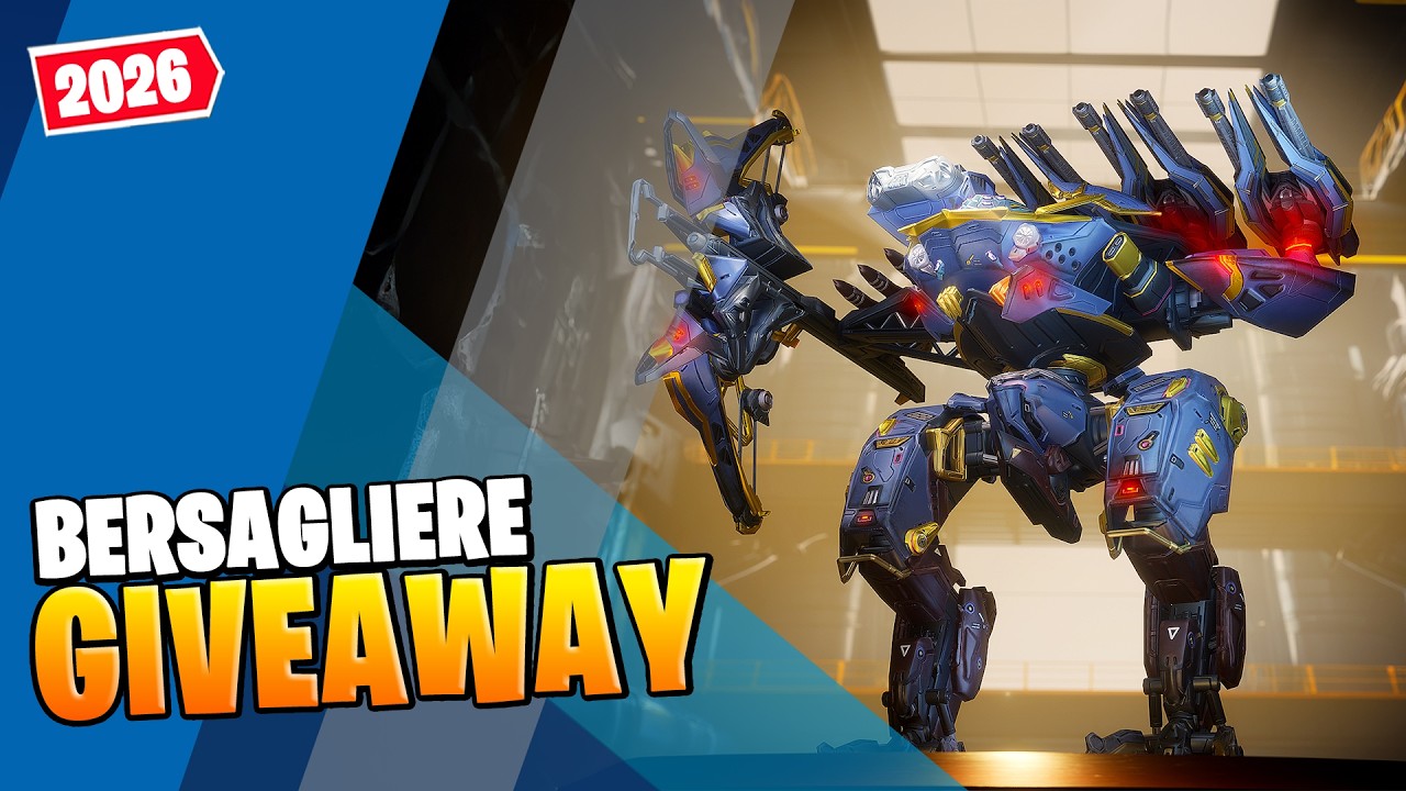 SORTEIO WAR ROBOTS! #WRWinBersagliere2