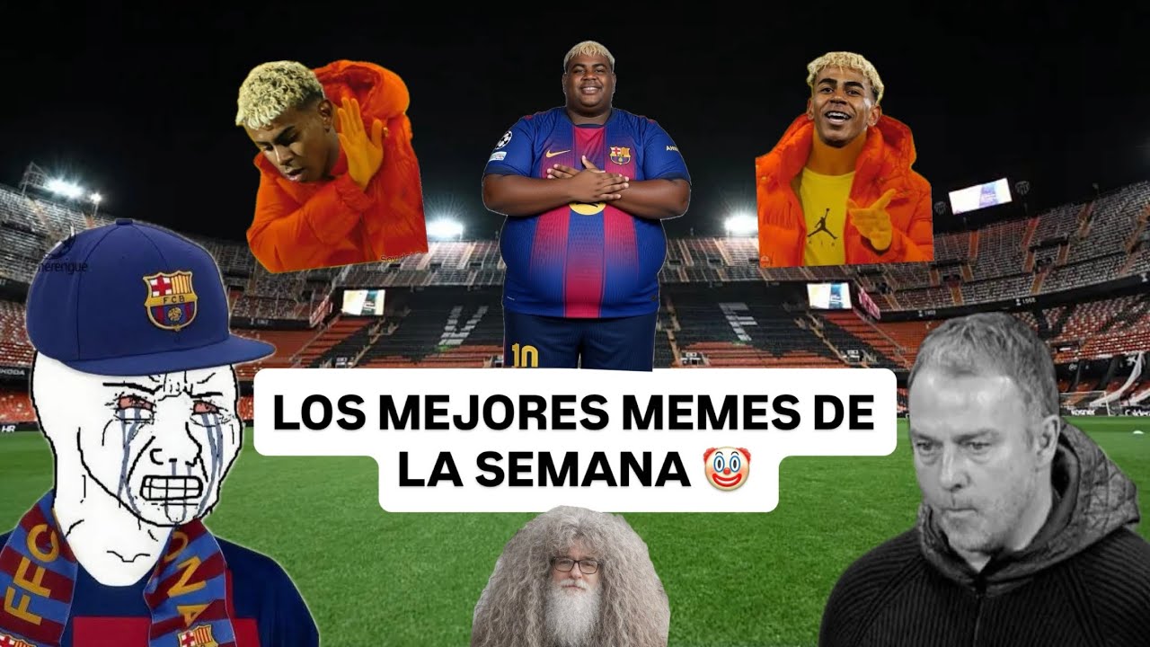 LOS MEJORES MEMES PARA TERMINAR LA SEMANA #memes #futbol #barcelona #realmadrid 