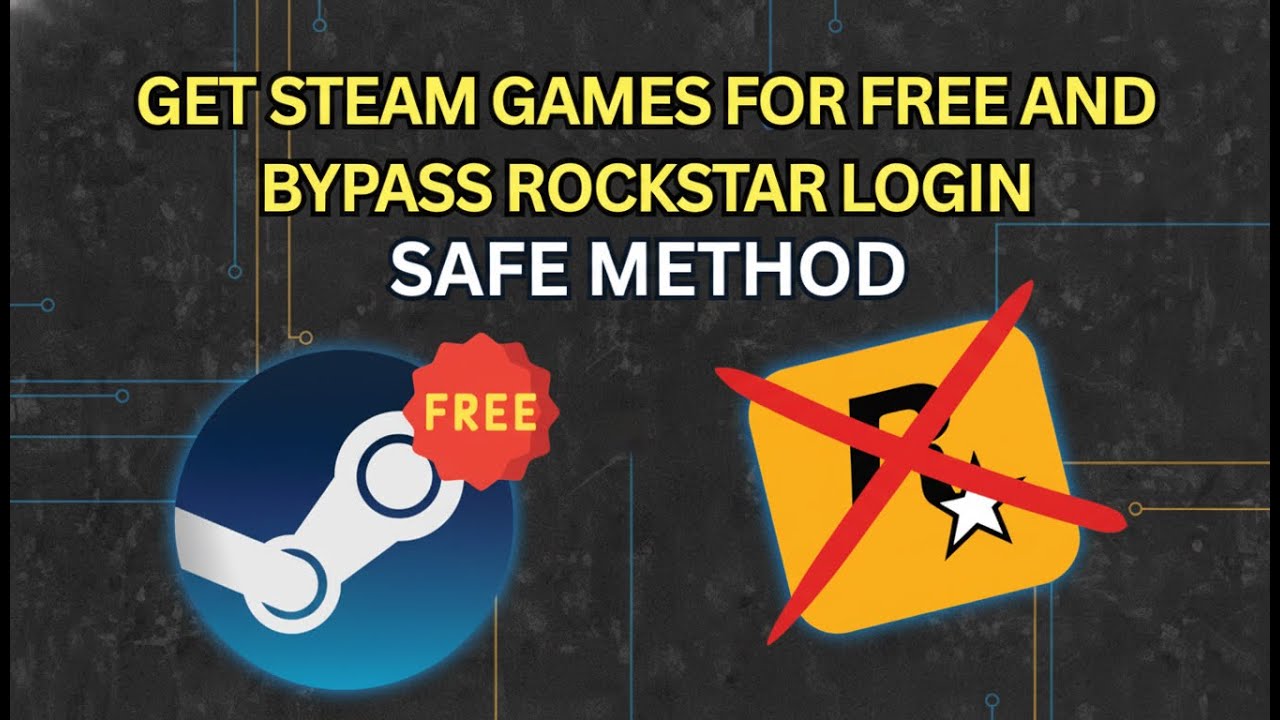 How to Get Steam Games for FREE (100% LEGAL) & Bypass Rockstar Login Problems!
