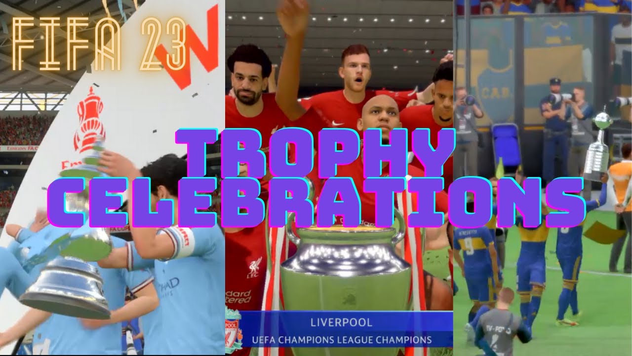 TROPHY CELEBRATIONS [FIFA 23 PS4 Slim Gameplay